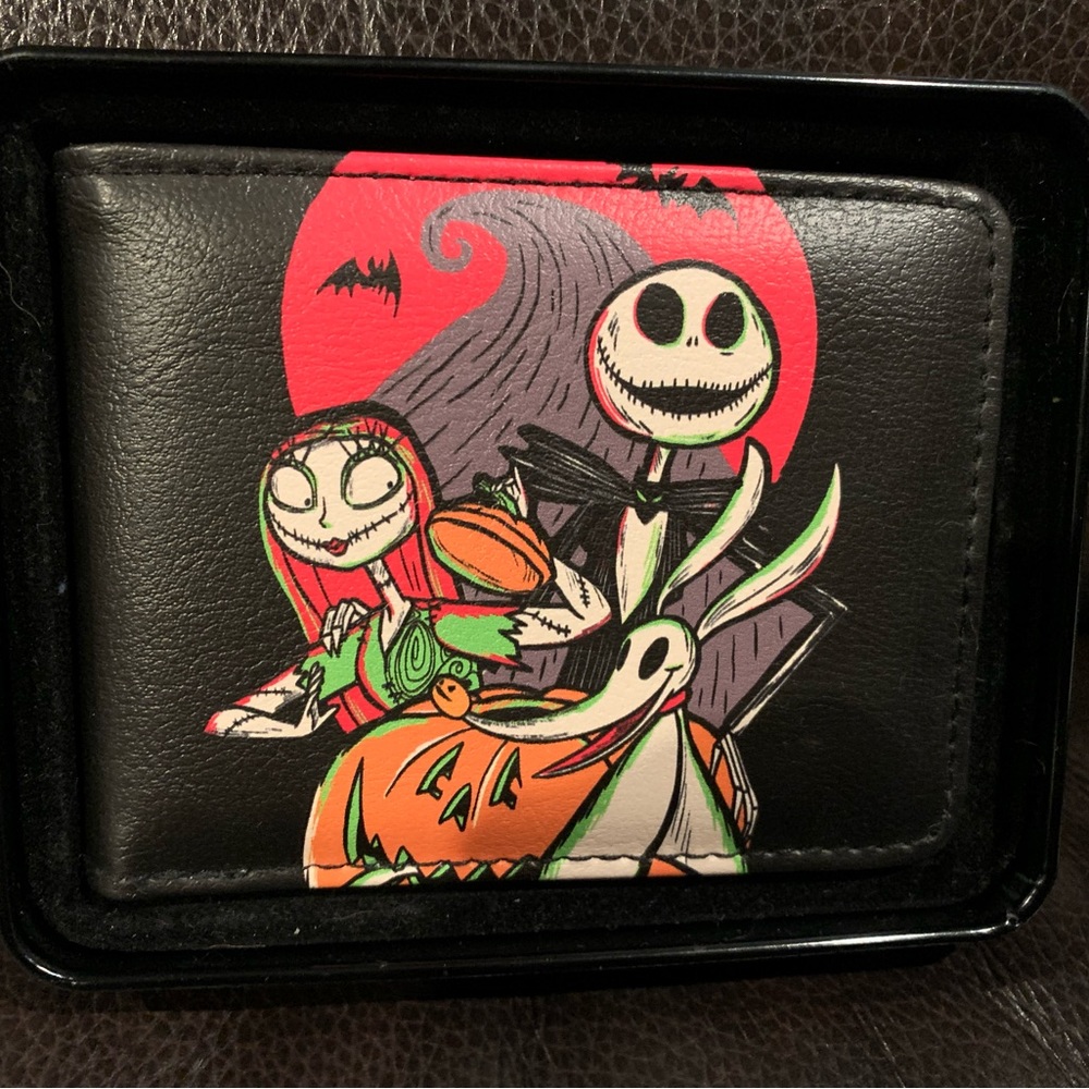 Disney Buckle-Down Wallet Nightmare Before Christmas Jack, Sally, & Zero